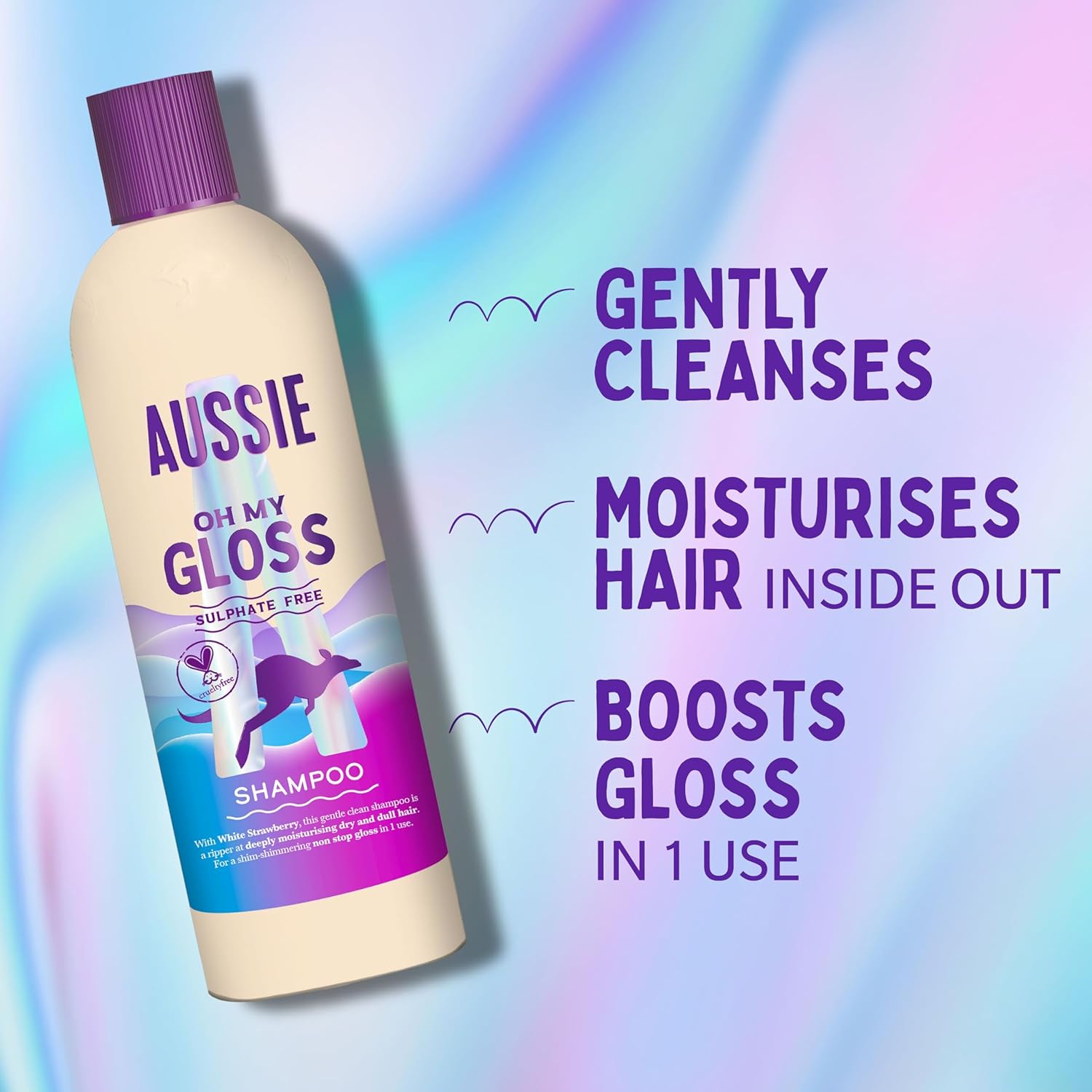 Aussie Oh My Gloss Sulphate Free Shampoo