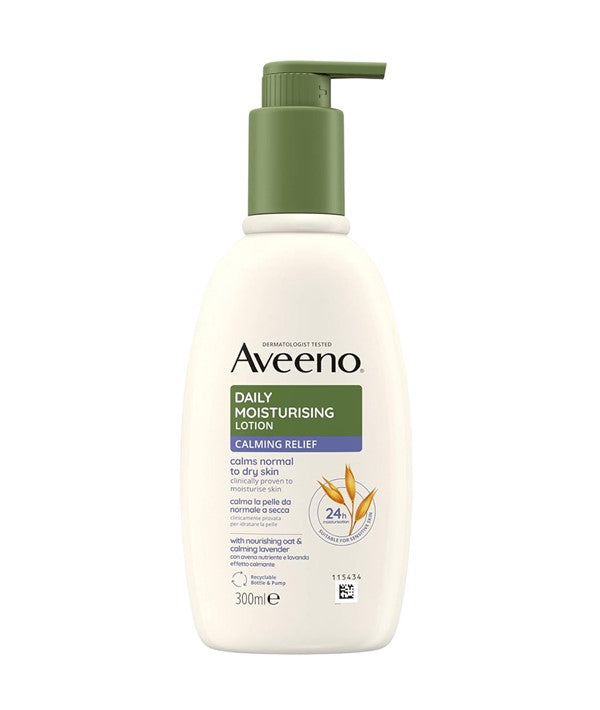 Johnson And Johnson Aveeno Daily Moisturing Lotion Calming Relief