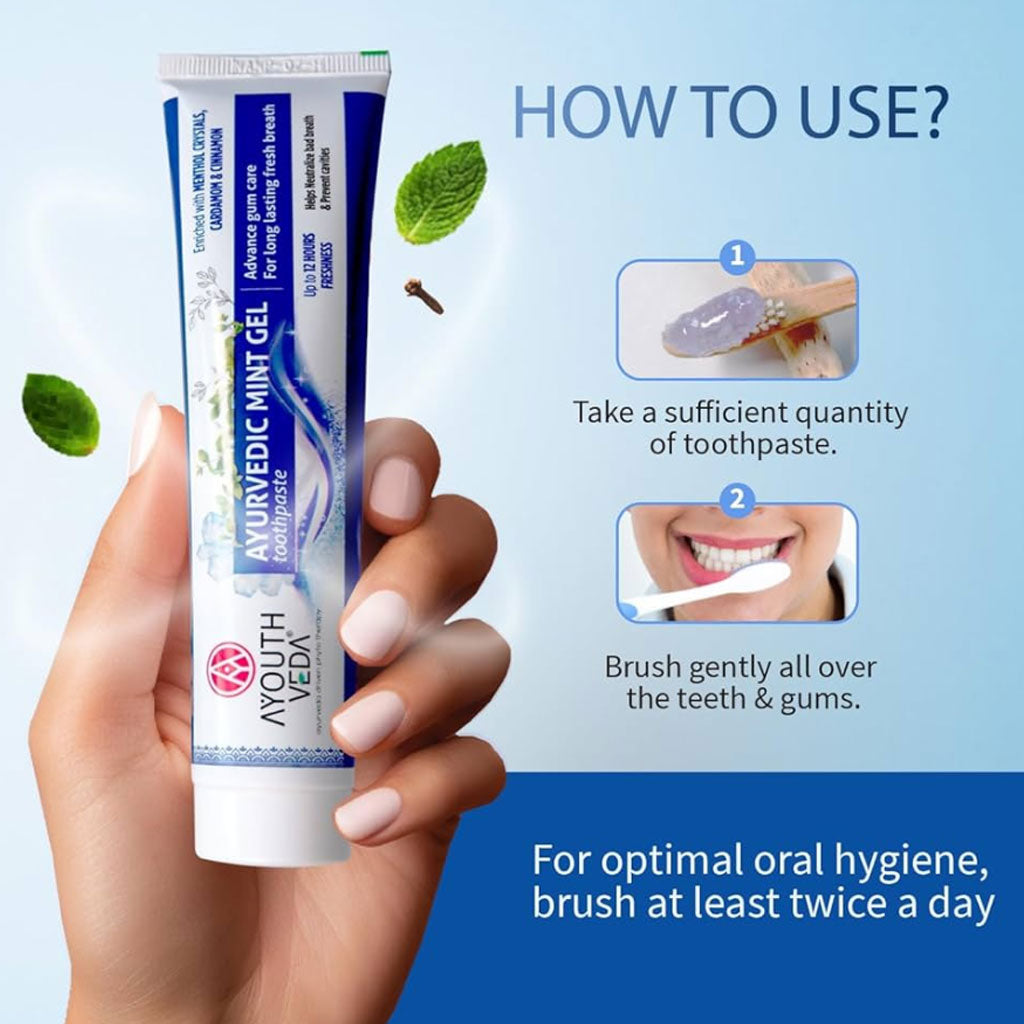 Urban Veda Ayouth Veda Ayurvedic Mint Gel Toothpaste