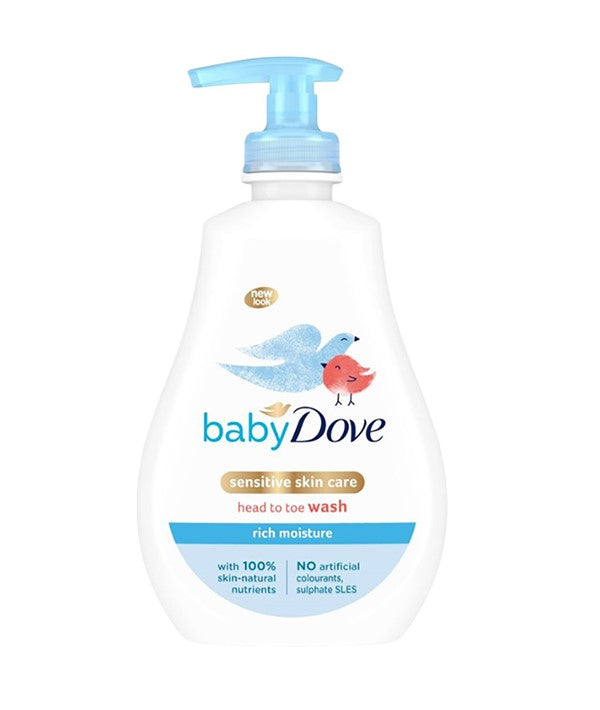 Dove Baby Sensitive Skin Care Rich Moisture Head To Toe Wash