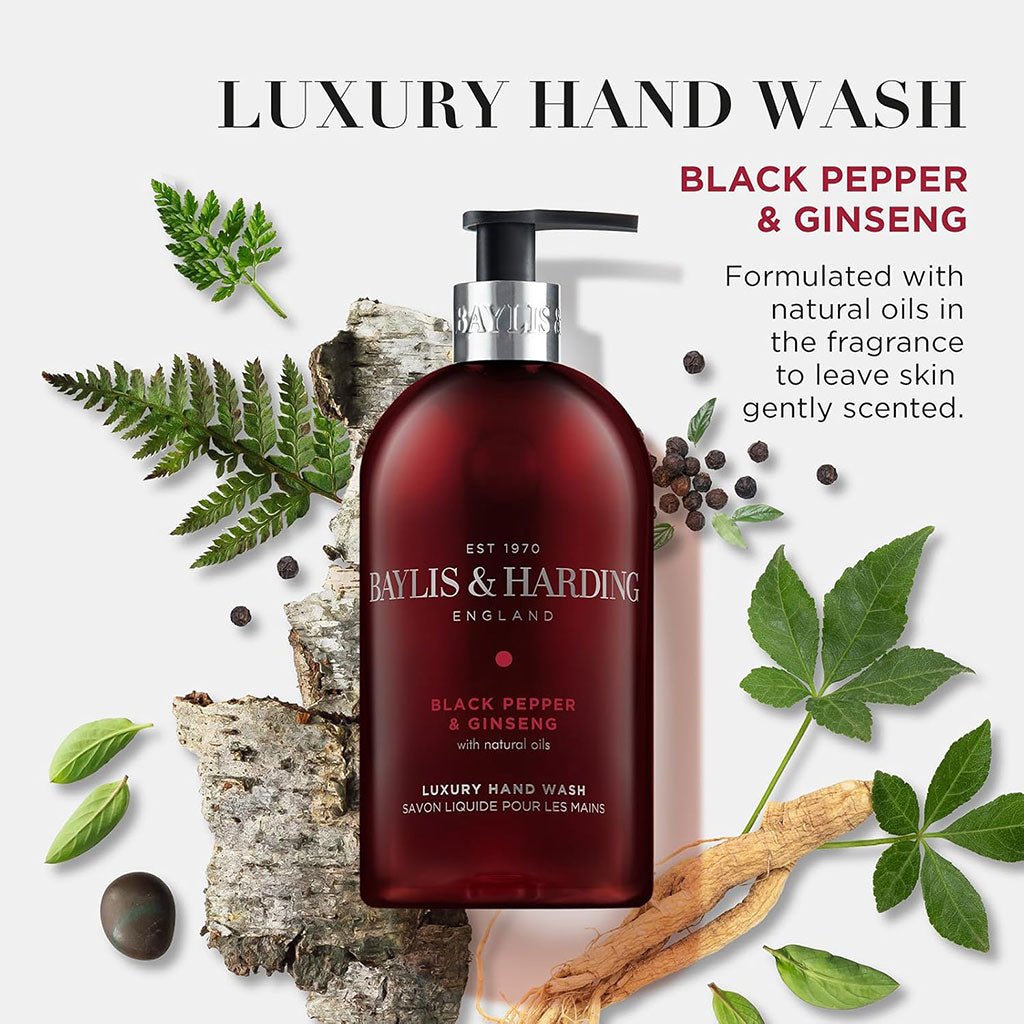 Baylis And Harding Black Pepper And Ginger Luxury Hand Wash