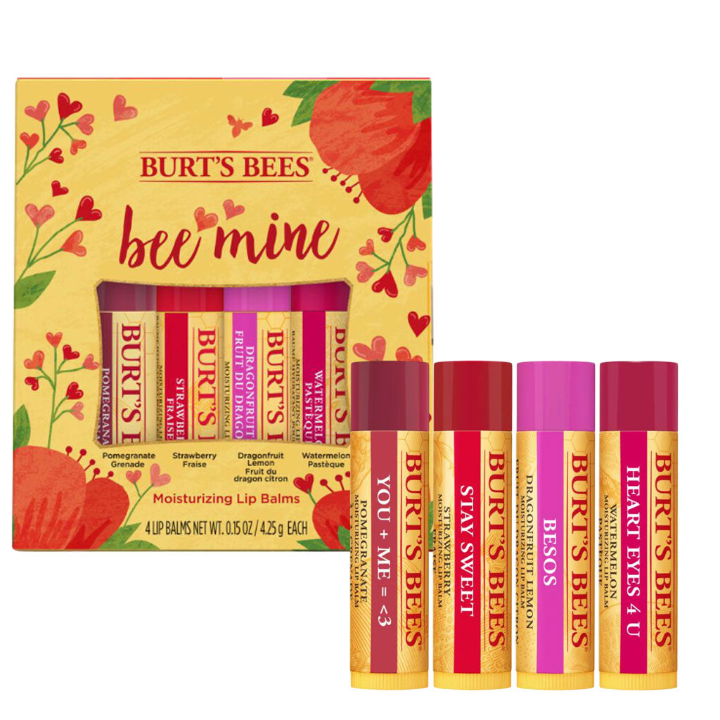 Burts Bees Bee Mine Lip Balm Set