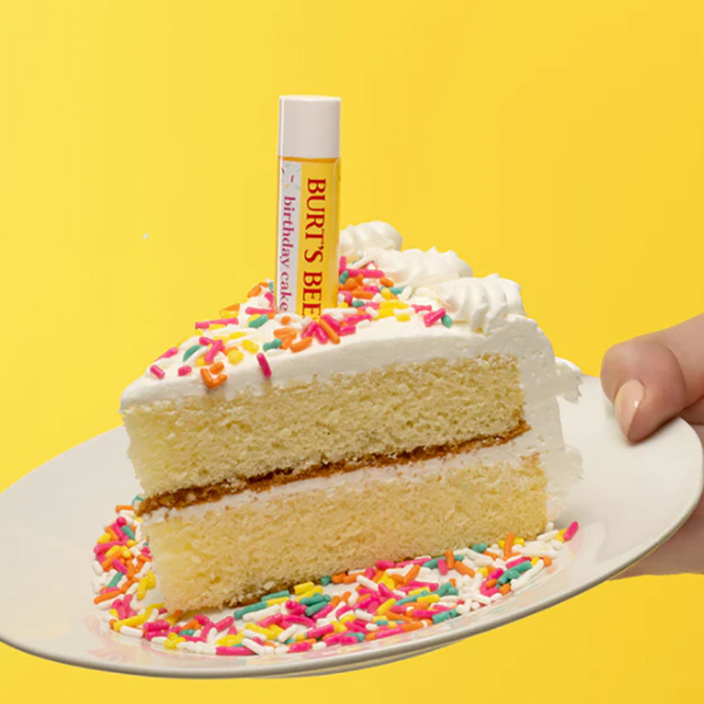 Burts Bees Birthday Cake Moisturizing Lip Balm