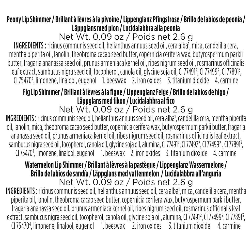 Burts Bees Petal Kisses Lip Shimmer Gift Set