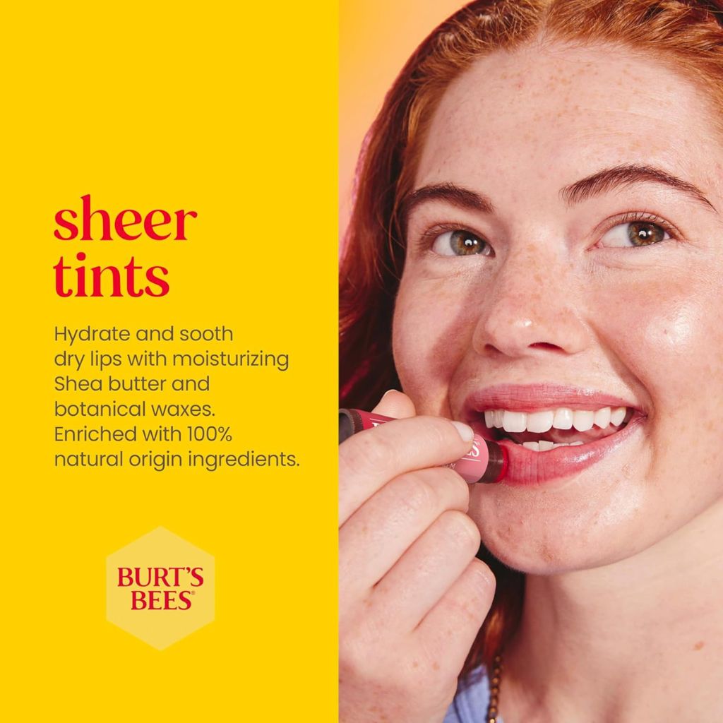 Burts Bees Tinted Lip Balm Red Dahlia