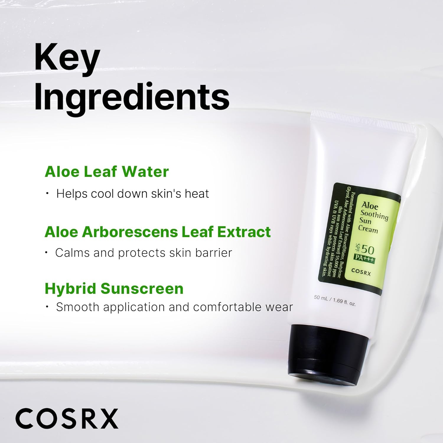 COSRX Aloe Soothing Sun Cream SPF 50 Plus