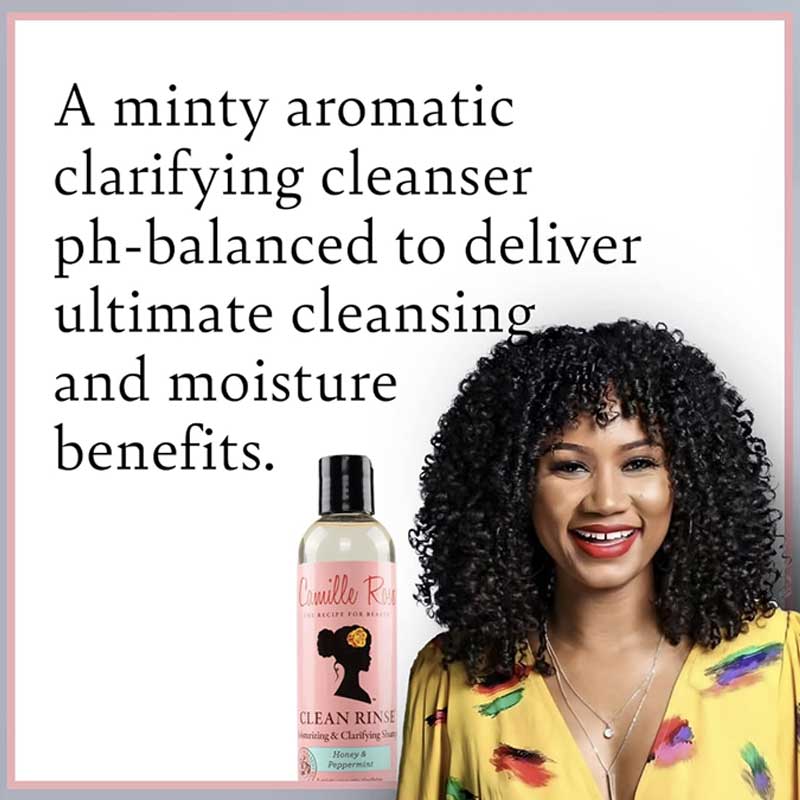 Camille Rose Naturals Clean Rinse Moisturizing Clarifying Shampoo