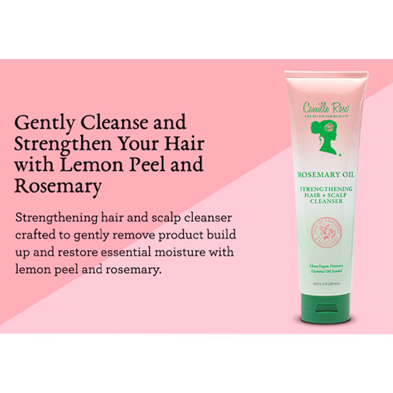 Camille Rose Naturals Rosemary Oil Strengthening Hair And Scalp Cleanser