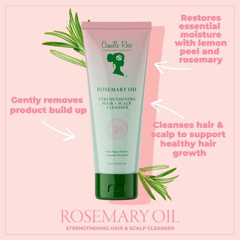 Camille Rose Naturals Rosemary Oil Strengthening Hair And Scalp Cleanser