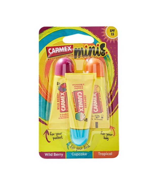 Carmex Minis Scented Lip Balms Trio Pack