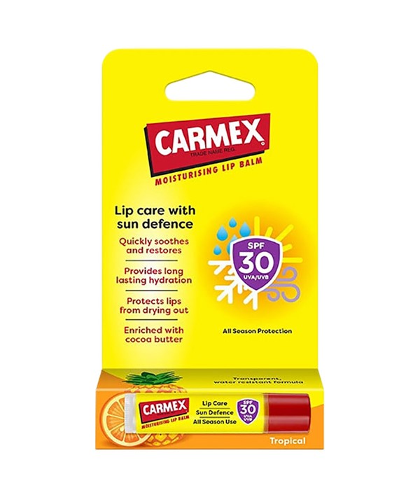 Carmex Moisturising Lip Balm Tube Tropical