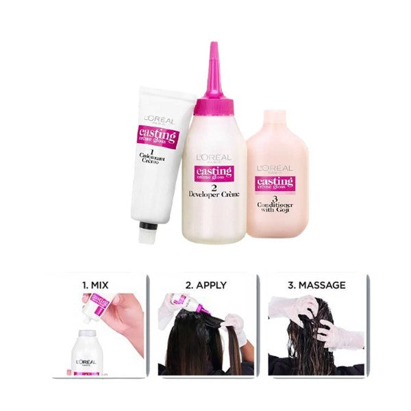 Loreal Casting Creme Gloss Conditioning Color Chilli Chocolate 554