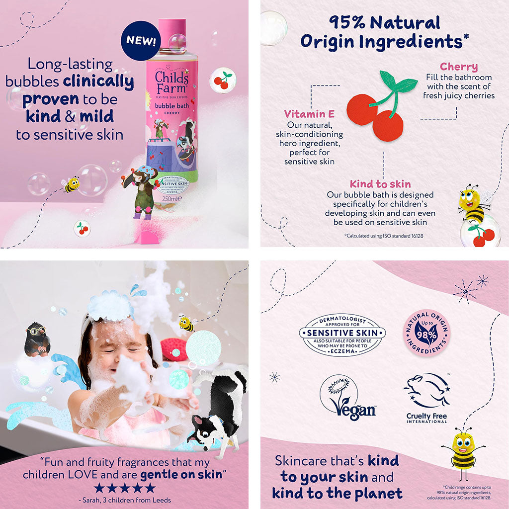 Childs Farm Cherry Bubble Bath