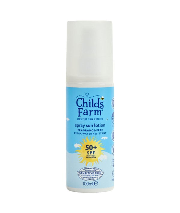 Childs Farm Fragrance Free Sun Lotion Spray 50 SPF