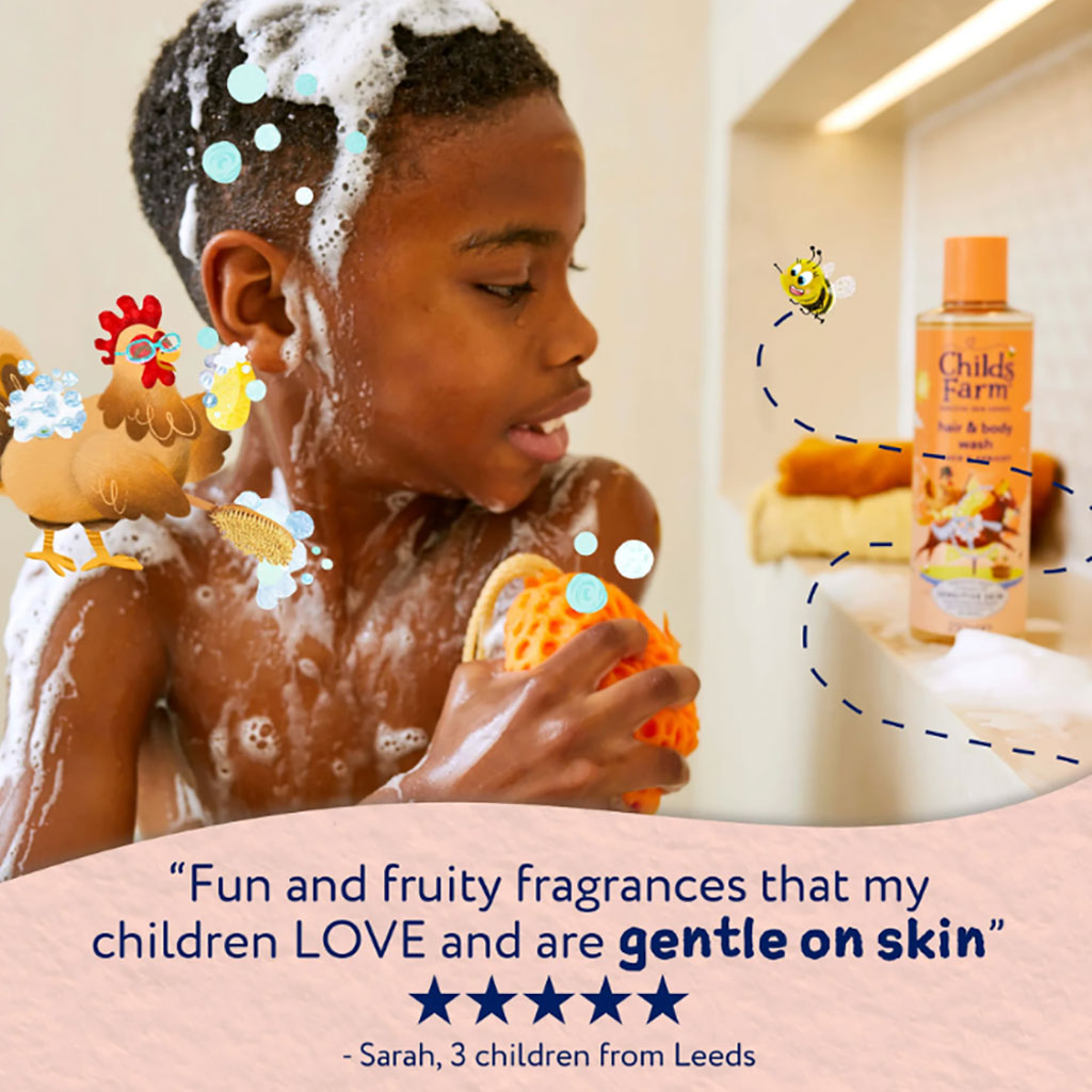 Childs Farm Peach And Apricot Hair Body Wash