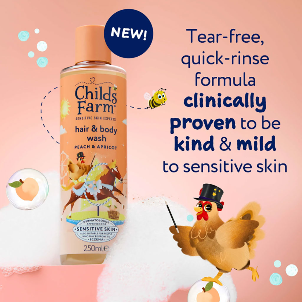 Childs Farm Peach And Apricot Hair Body Wash