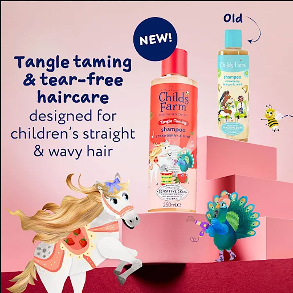 Childs Farm Strawberry And Mint Tangle Taming Shampoo