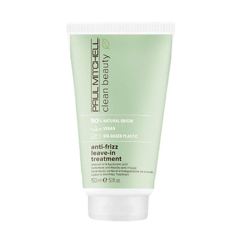 Paul Mitchell Clean Beauty Anti-Frizz Leave-In Treatment conditioner for smooth, frizz-free hair with natural ingredients.