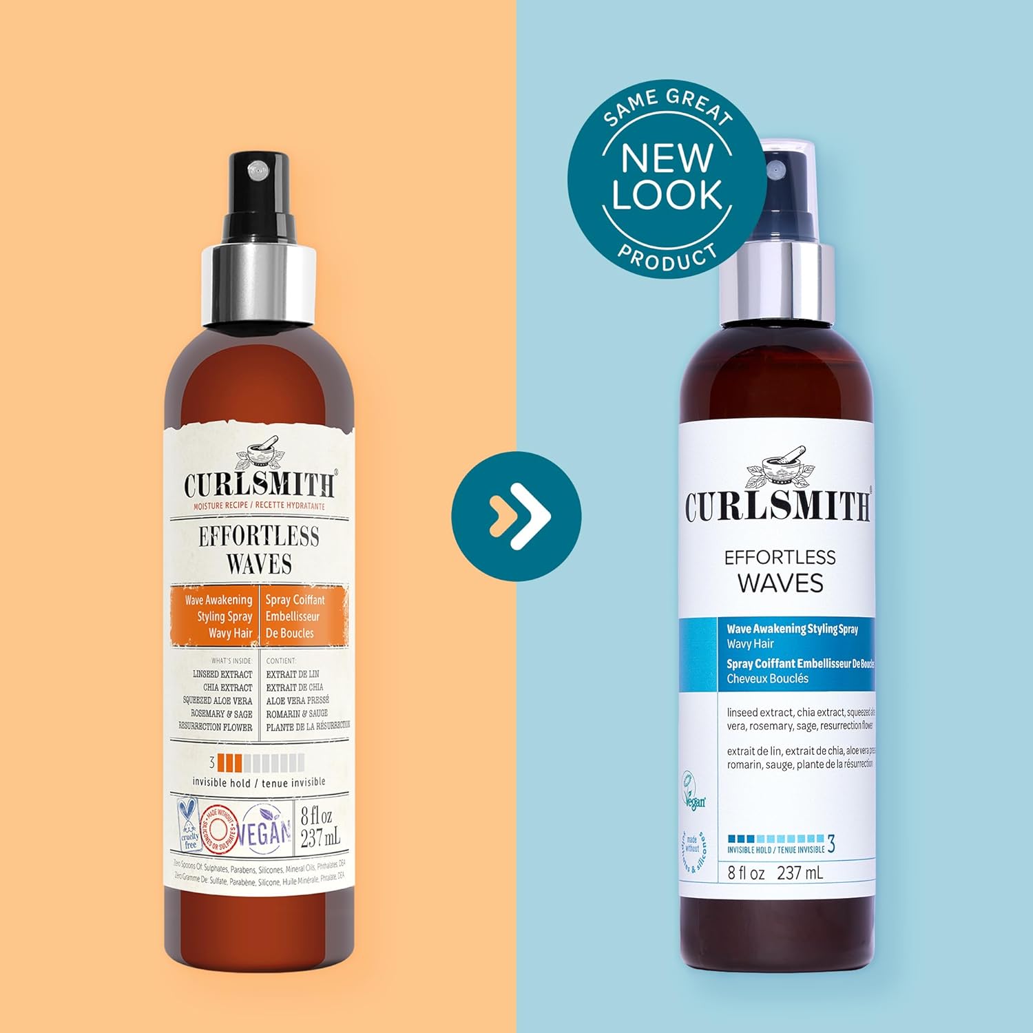 Curlsmith Effortless Waves Styling Spray New Pack