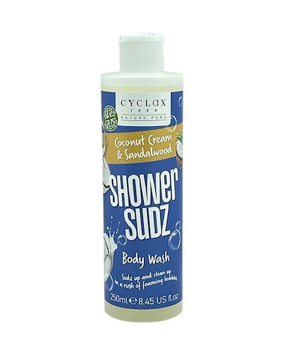 Three Pears Cyclax Coconut Cream And Sandalwood Shower Sudz Body Wash