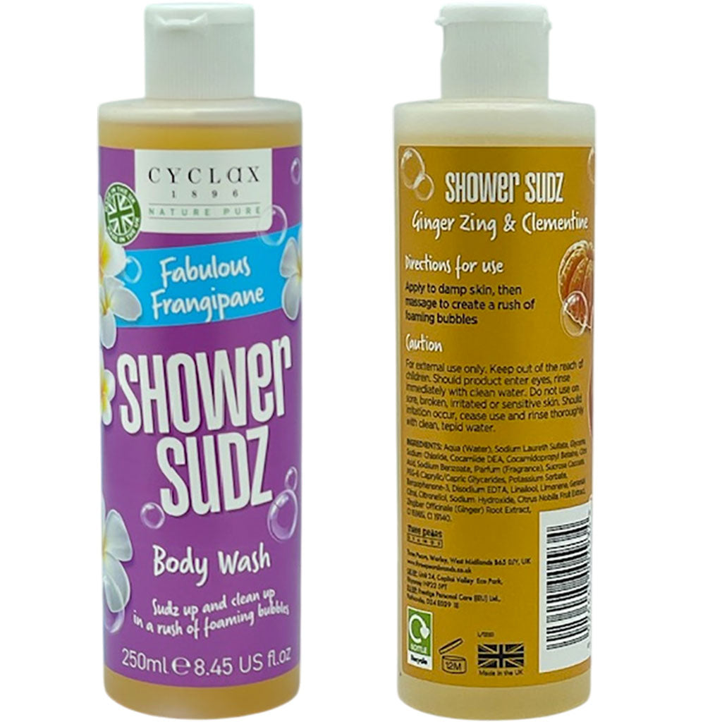 Three Pears Cyclax Fabulous Frangipane Shower Sudz Body Wash