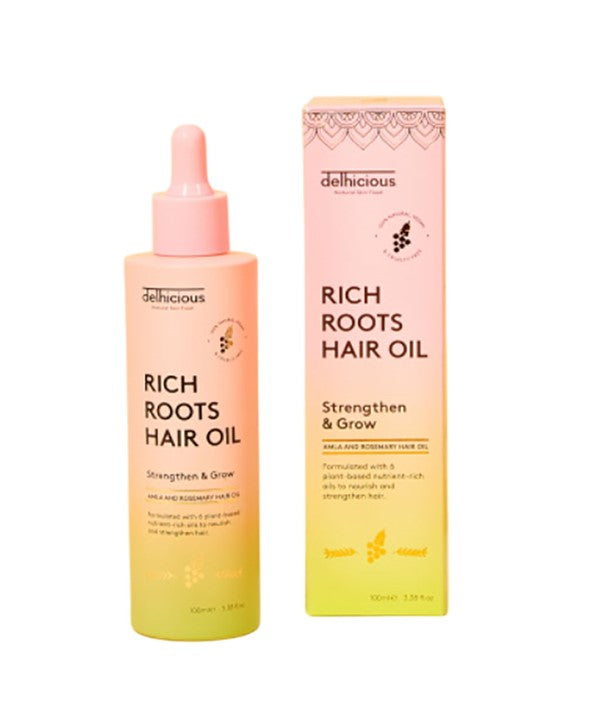 Delhicious Body Rich Roots Strengthen And Grow Hair Oil