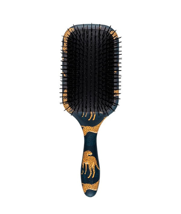 Denman Leopard Print Paddle Hair Brush D90L