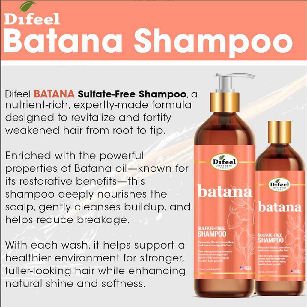 Difeel Batana Sulfate Free Shampoo