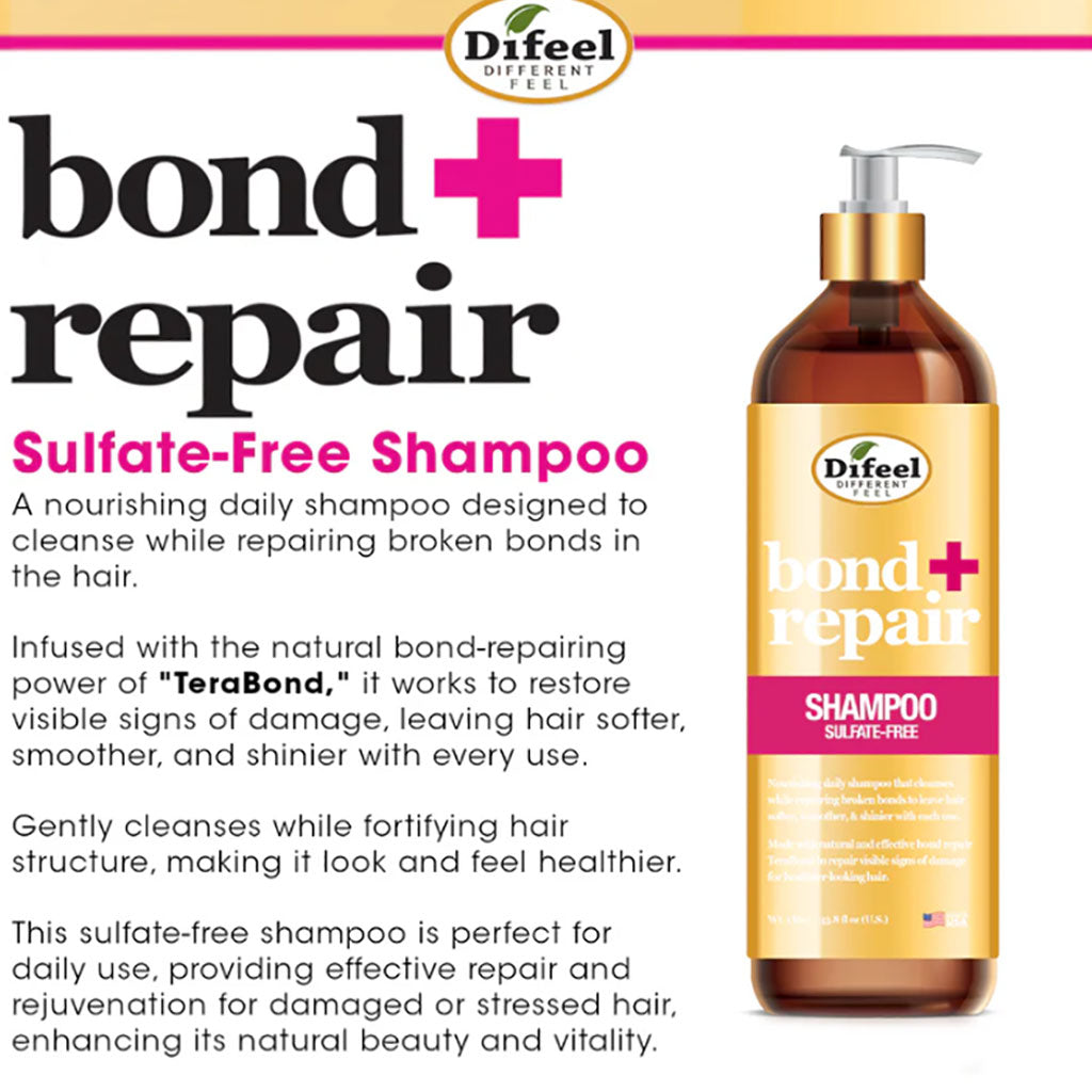 Difeel Bond Repair Sulfate Free Shampoo