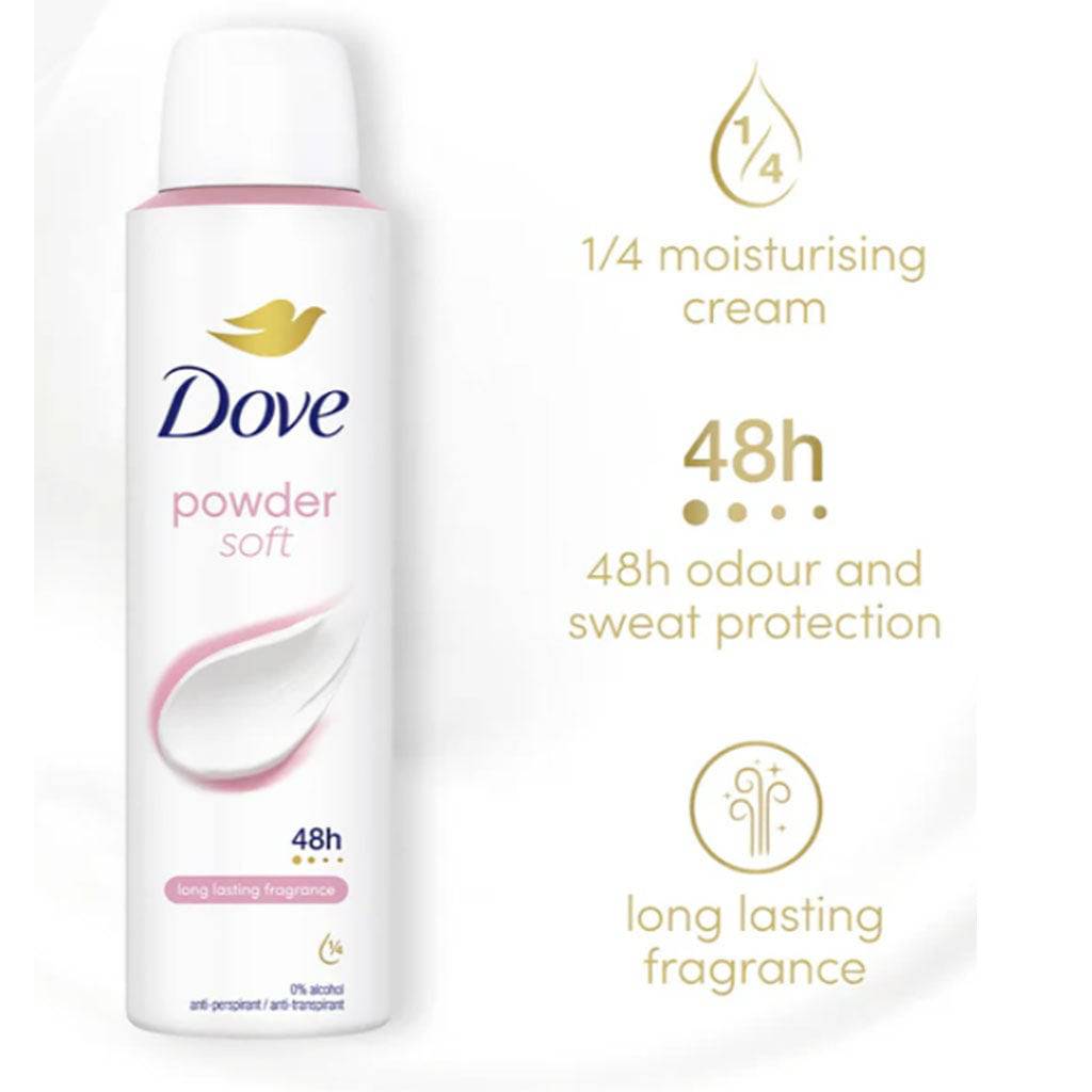 Dove Powder Soft 48H Anti Perspirant Spray