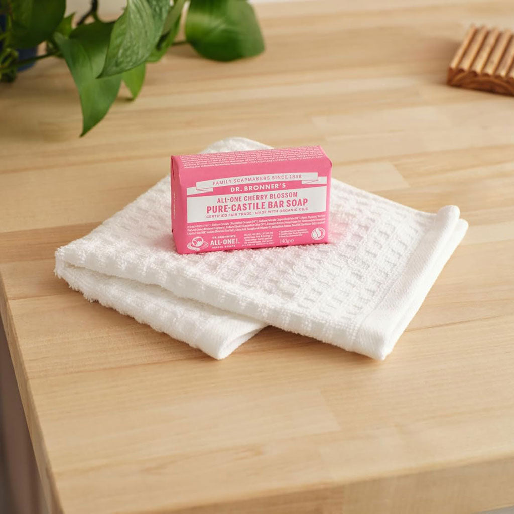Dr Bronners All One Cherry Blossom Pure Castile Bar Soap
