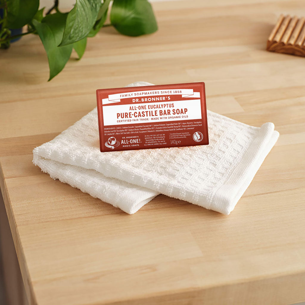Dr Bronners All One Eucalyptus Pure Castile Bar Soap