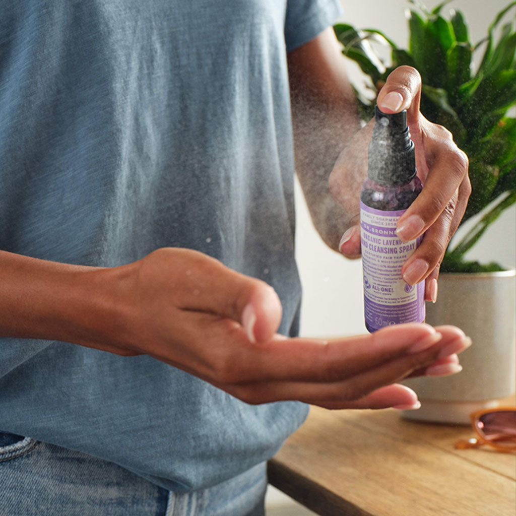 Dr Bronners Organic Lavender Hand Cleansing Spray