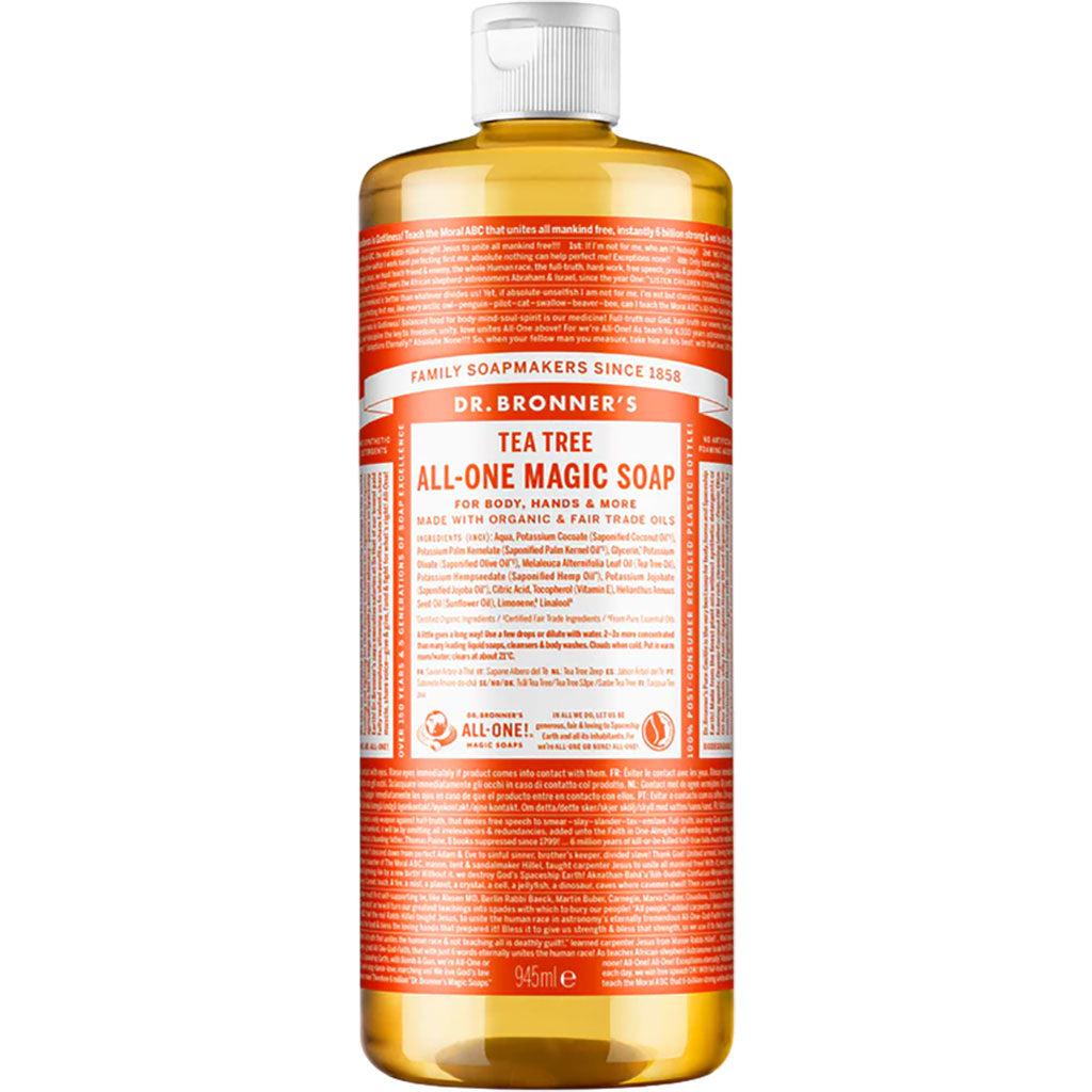 Dr Bronners Tea Tree All One Magic Soap