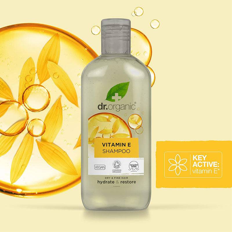 Dr Organic Organic Hydrate And Restore Vitamin E Shampoo