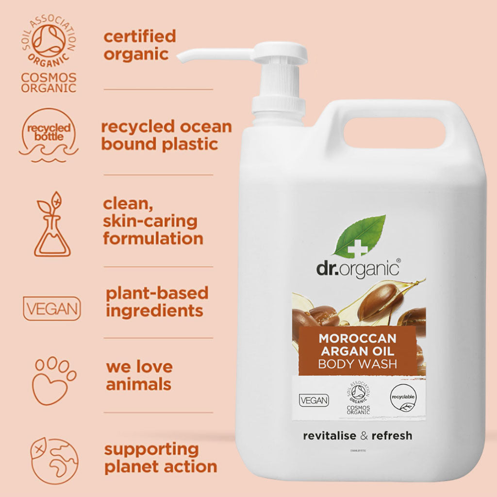 Dr Organic Moroccan Argan Oil Body Wash