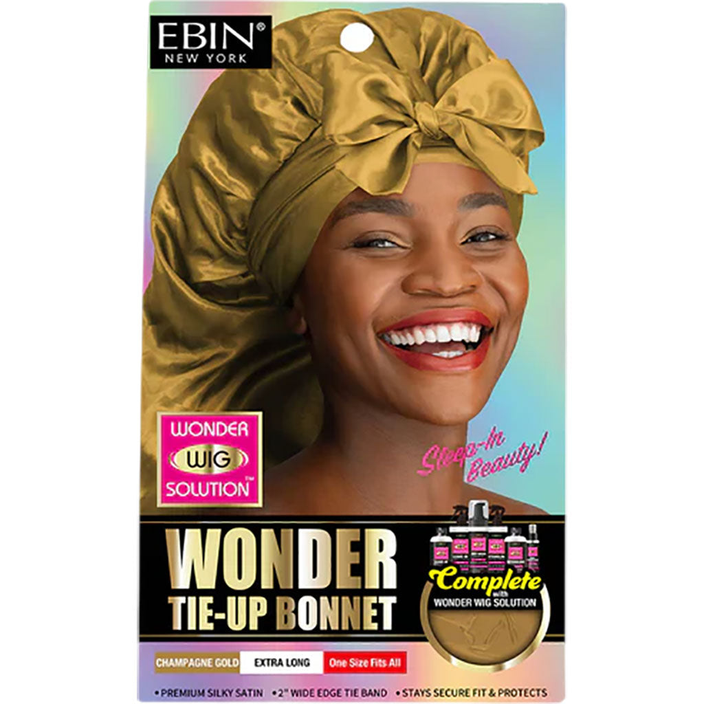 EBIN New York EBIN Wonder Tie Up Bonnet Extra Long