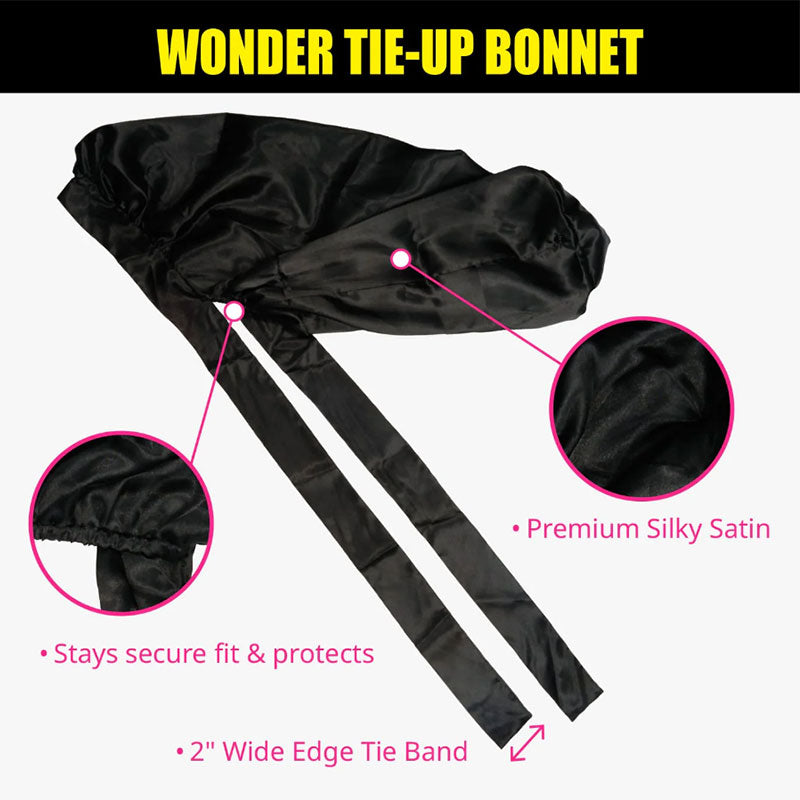 EBIN New York Wonder Tie Up Bonnet Extra Long