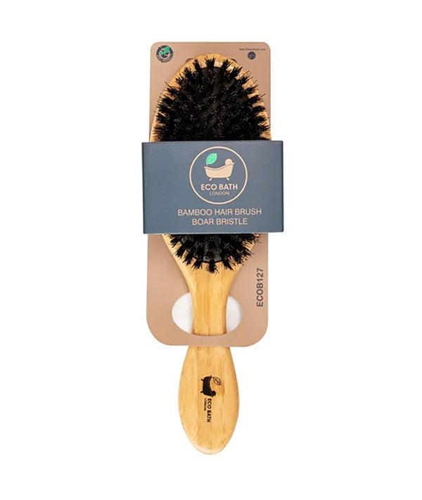 Eco Bath London Bamboo Hair Brush Boar Bristle