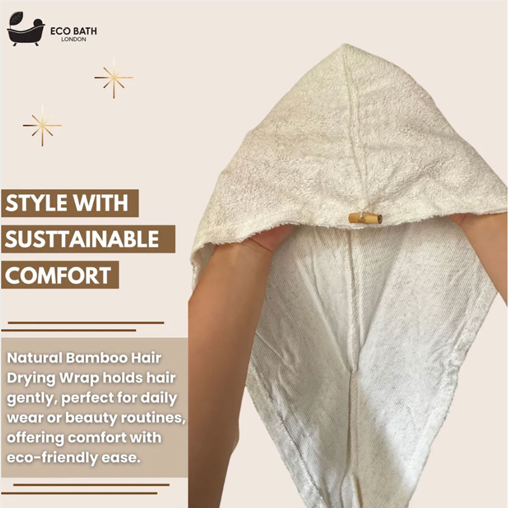 Eco Bath London Bamboo Hair Drying Wrap