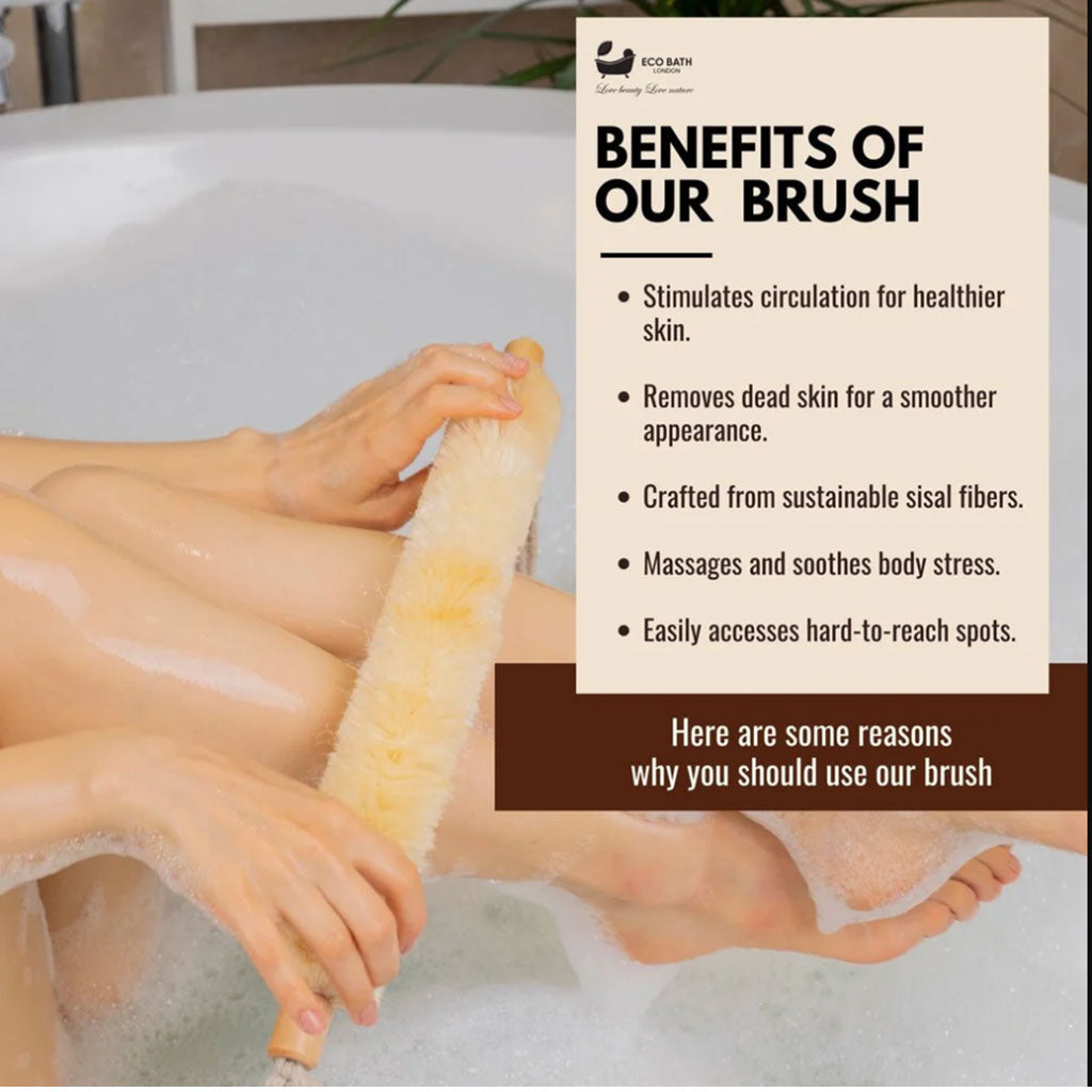 Eco Bath London Japanese Sisal Back Strap