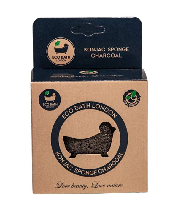 Eco Bath London Konjac Sponge Charcoal
