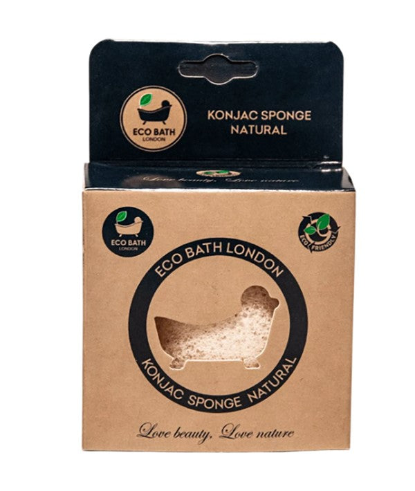 Eco Bath London Konjac Sponge Natural