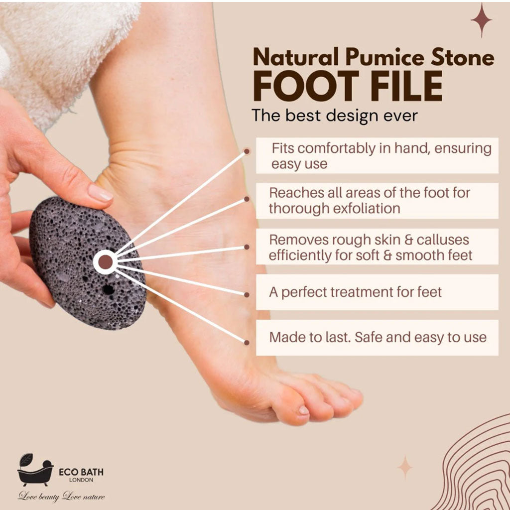 Eco Bath London Natural Black Pumice Stone