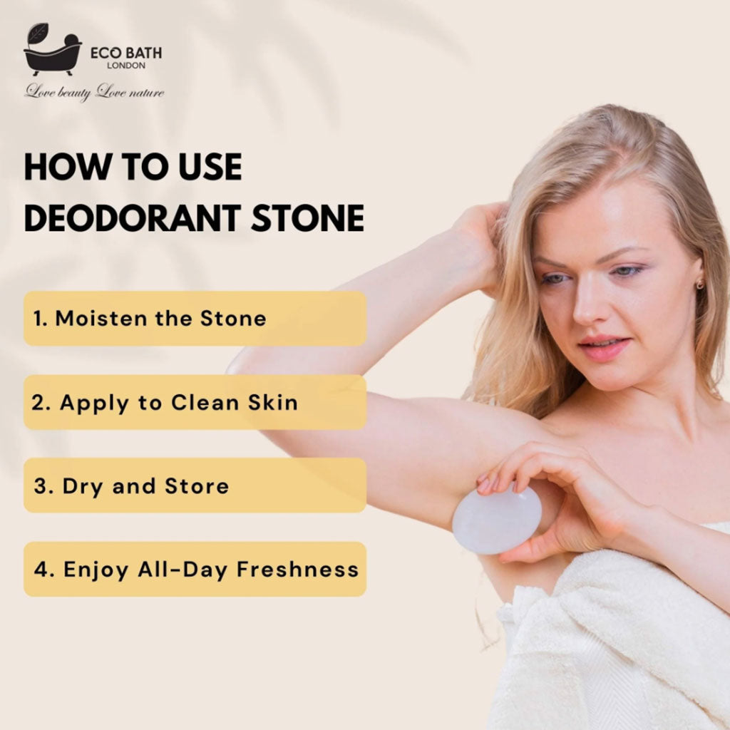 Eco Bath London Natural Deodorant Stone