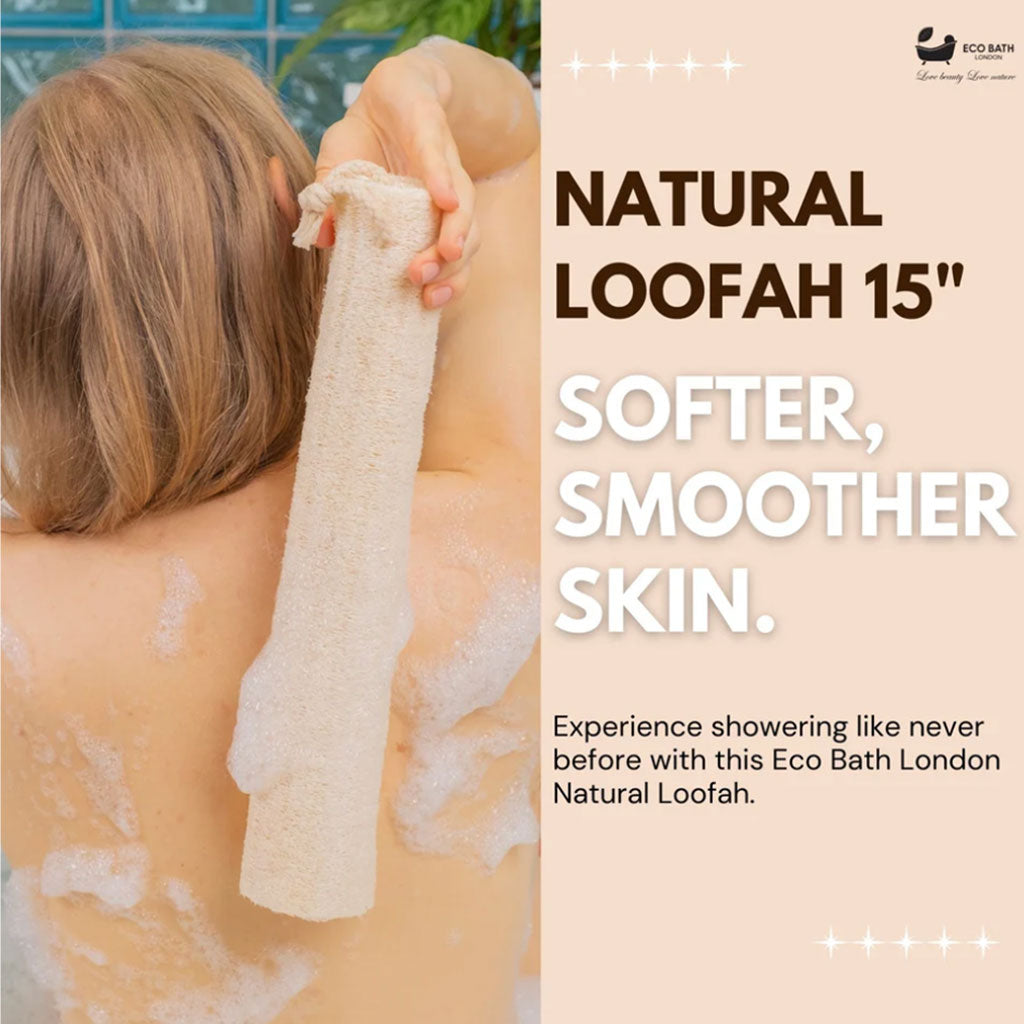 Eco Bath London Natural Loofah 15 With String