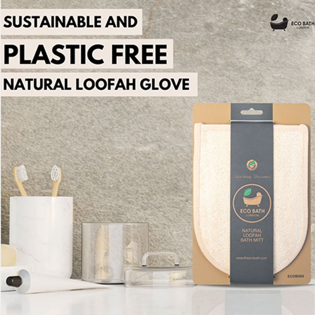 Eco Bath London Natural Loofah Bath Mitt