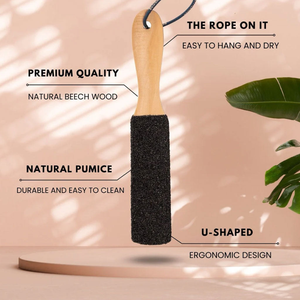 Eco Bath London Natural Pumice Foot File Black