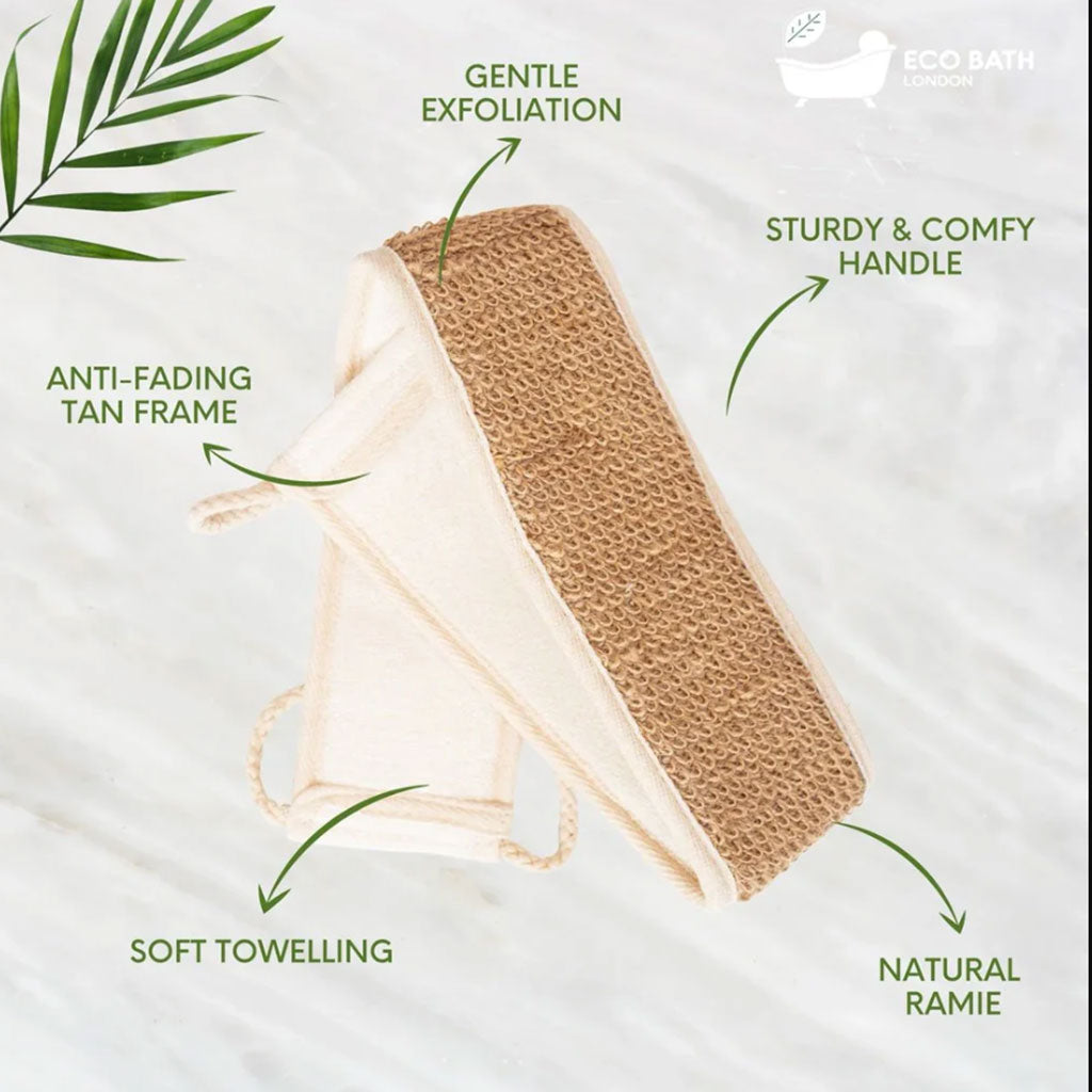 Eco Bath London Natural Ramie Hemp Back Strap