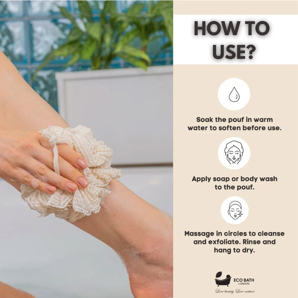 Eco Bath London Ramie Bath Puff